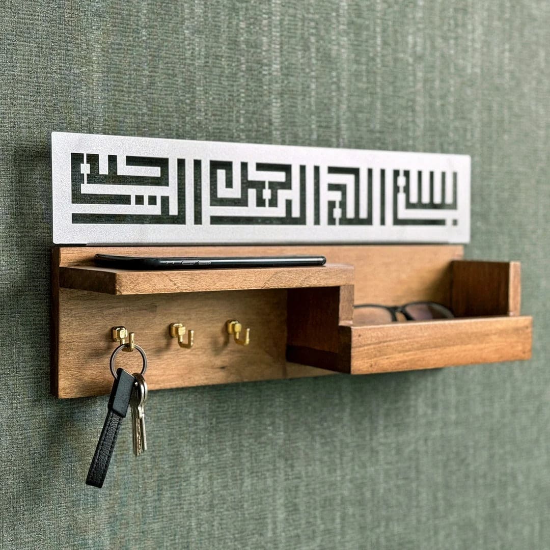 Wooden Wall Key Holder