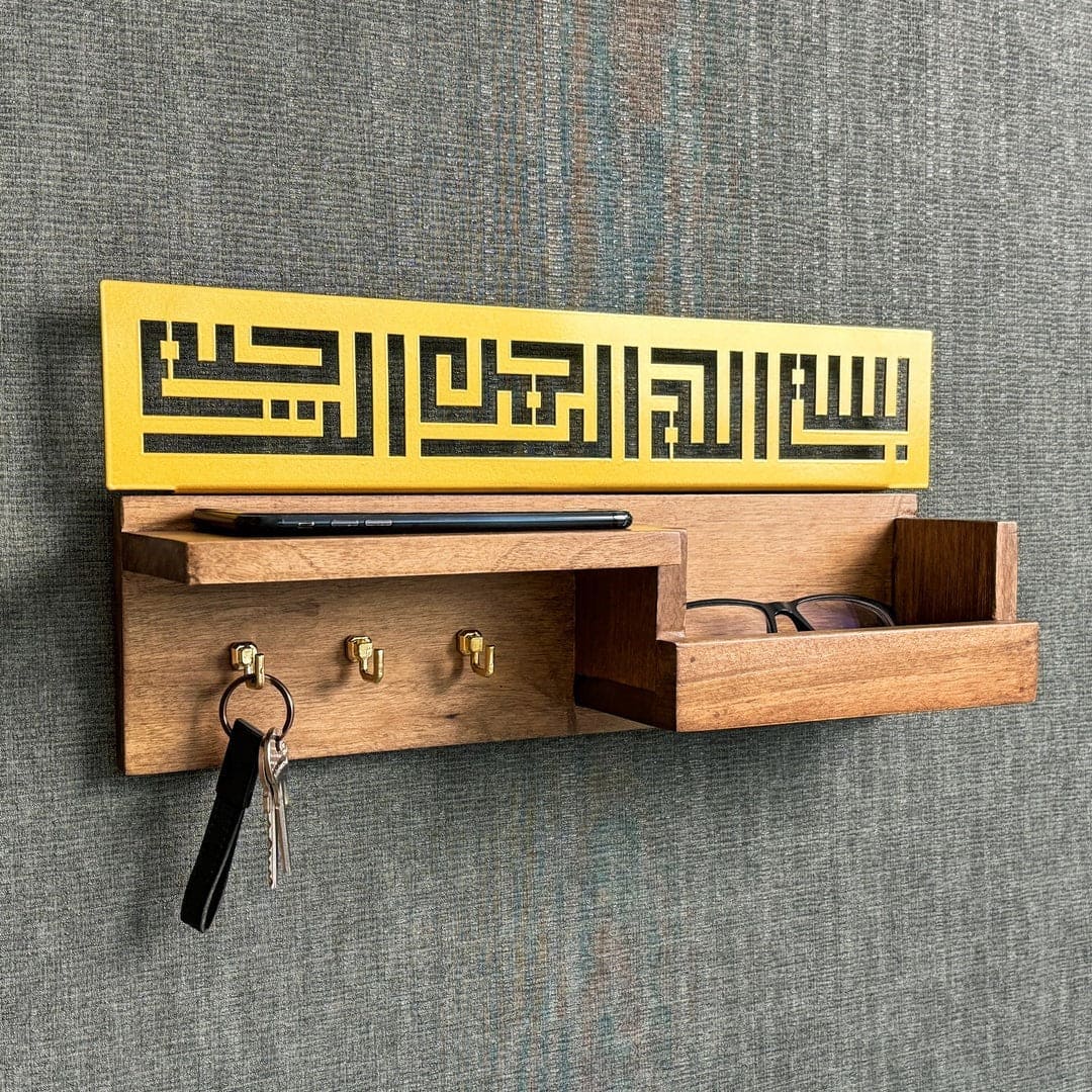 Wooden Wall Key Holder