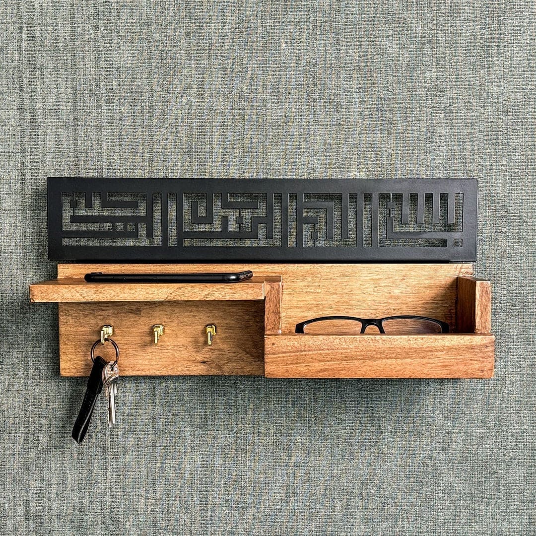 Wooden Wall Key Holder