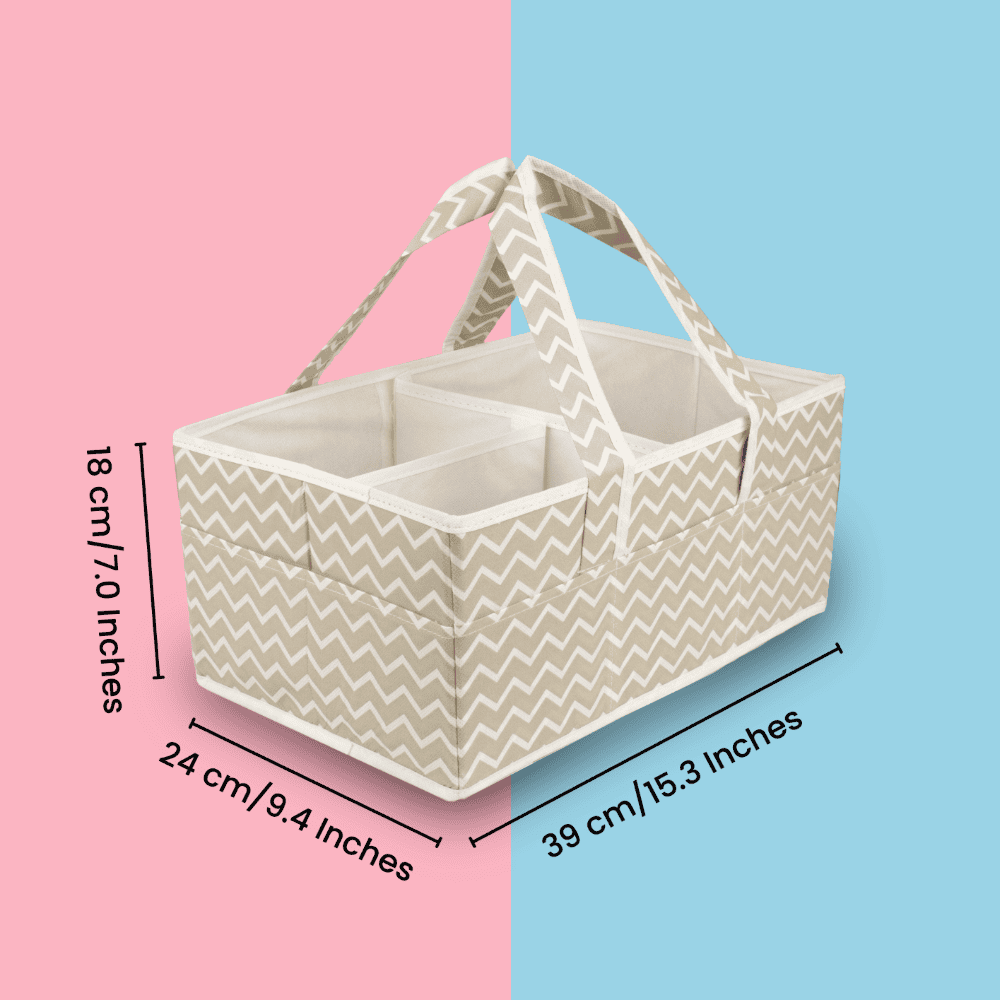 Baby Diaper Caddy Organizer, Nursery Storage Basket Bin Car Bag Portable Diaper Organizer Caddy - Global Wall Art