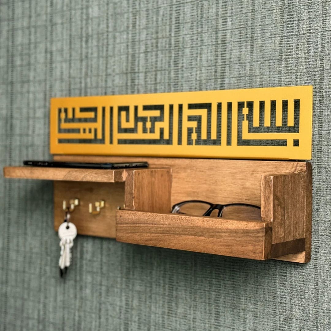 Wooden Wall Key Holder