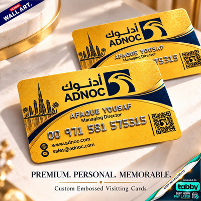 Premium Embossed Visiting Cards – Luxury 3D Raised Finish | Custom Business Cards