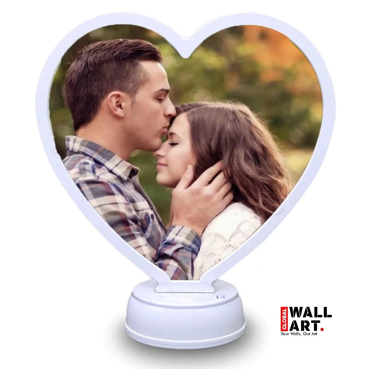 Customizable 2 In One Heart Shape Magic Lamp