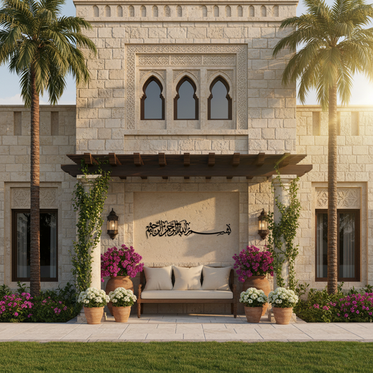 Global Wall Art Presents Bismillah Metal Wall Art